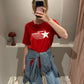 Jawo T-Shirt Rot