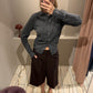 Cardigan Grau