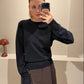 Strick-Crewneck Navy