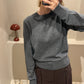 Strick-Crewneck Grau