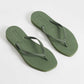 Sleepers Tapered Flip Fops Green