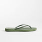 Sleepers Tapered Flip Fops Green