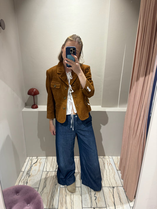 The Garment Suede Fitted Jacket