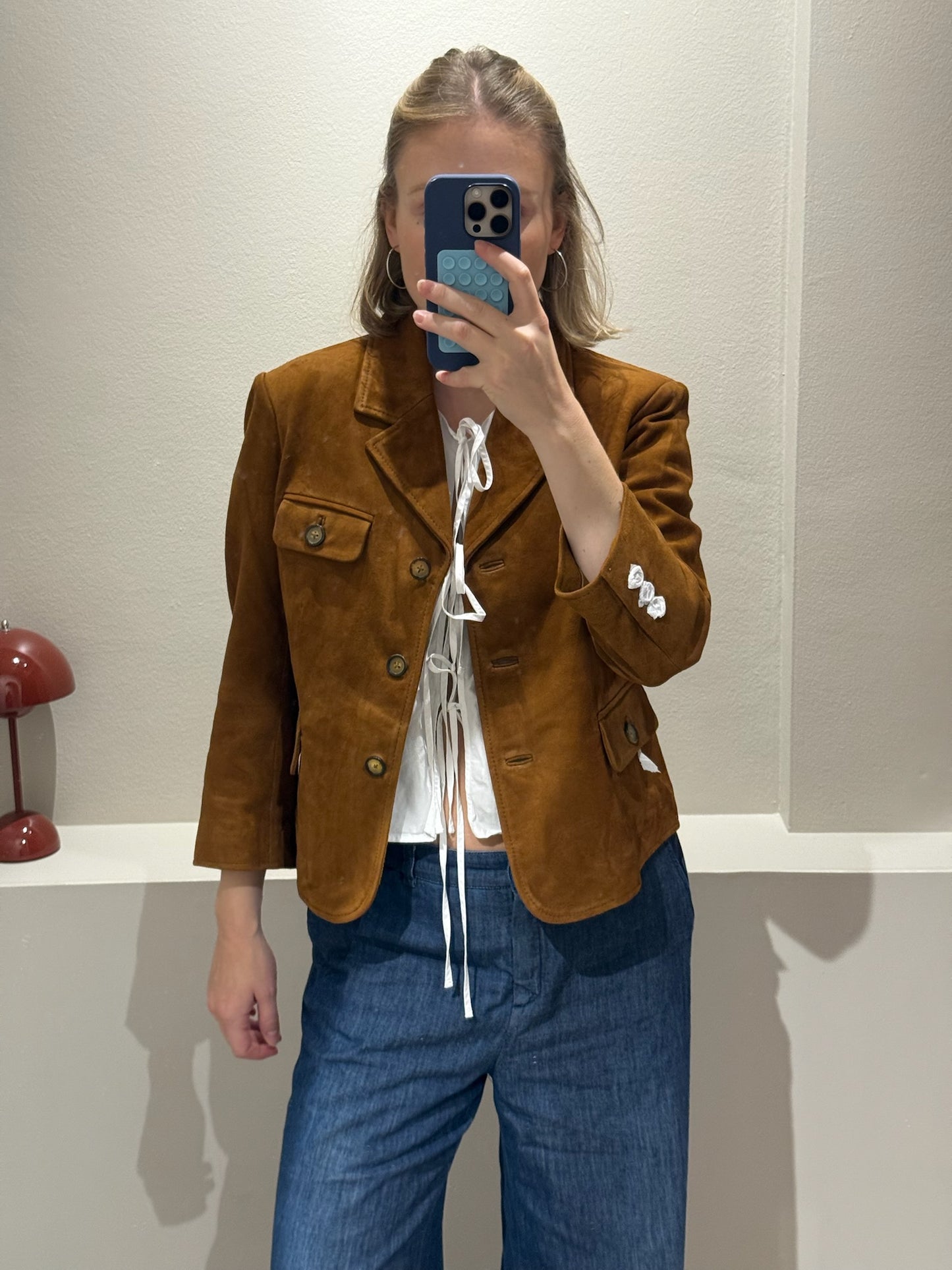 The Garment Suede Fitted Jacket