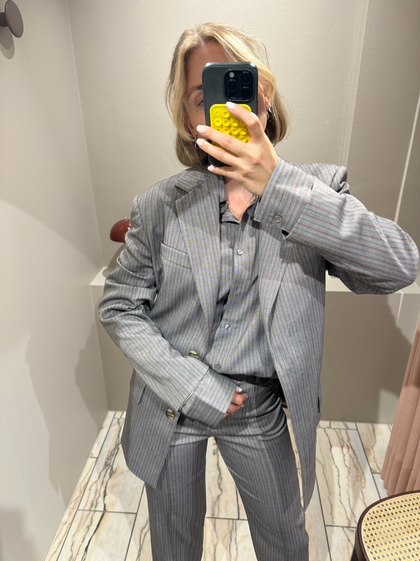 Remain Herringbone Blazer