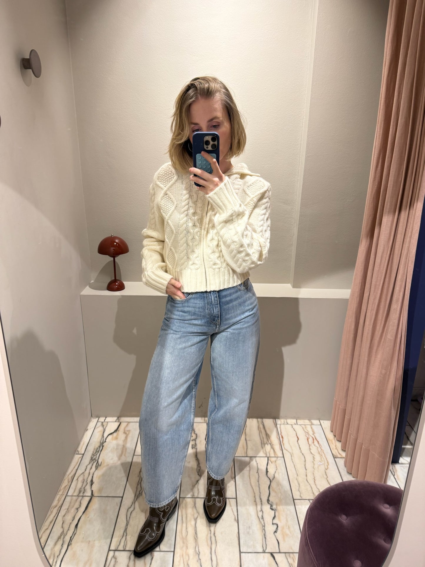 GANNY Stary Jeans Light Blue Vintage