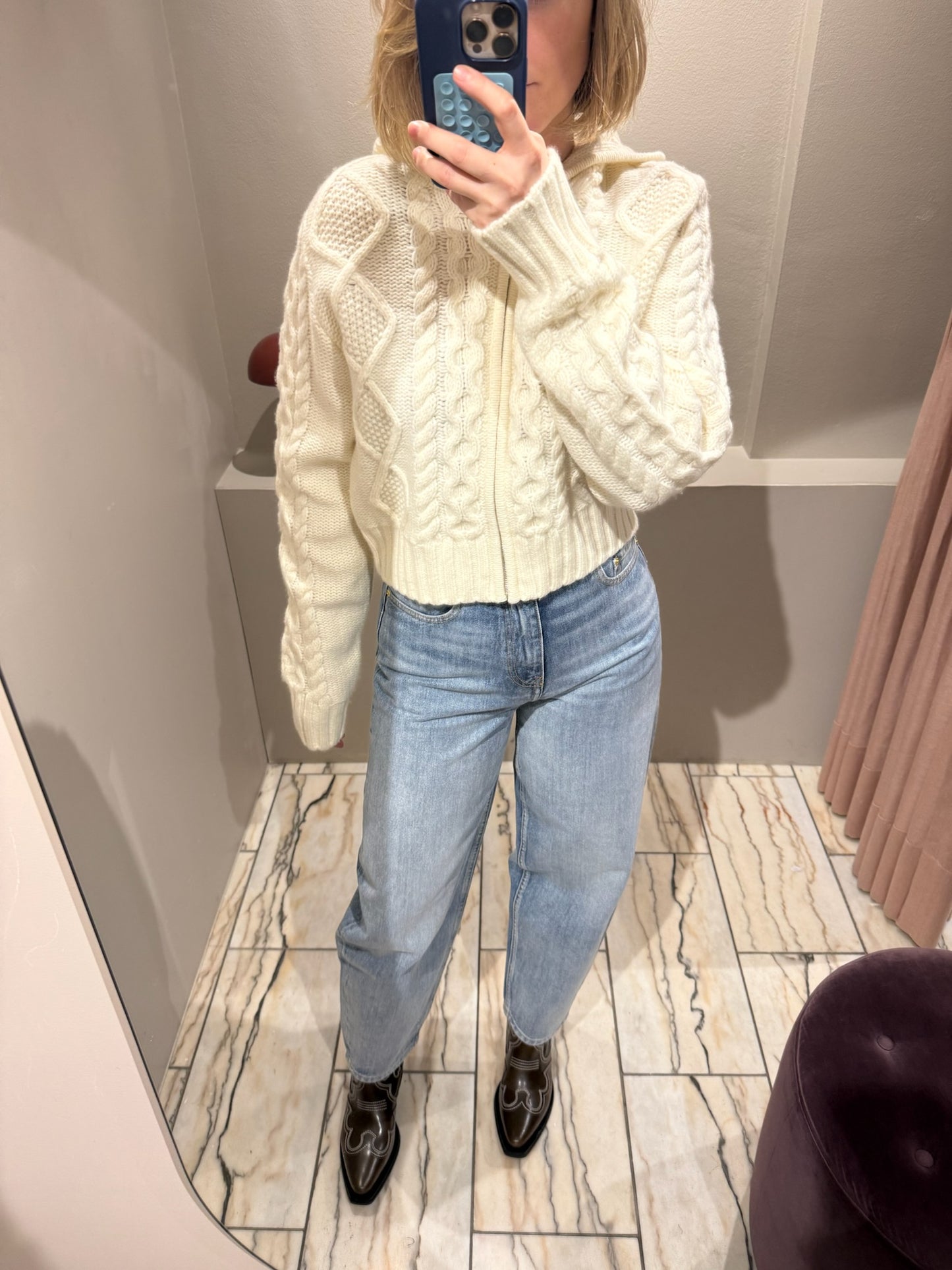 GANNY Stary Jeans Light Blue Vintage