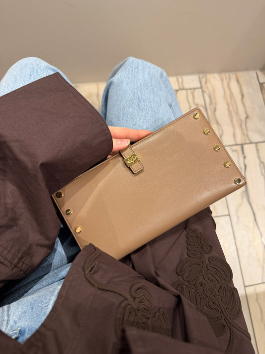 GANNI Long Slim Wallet Studs