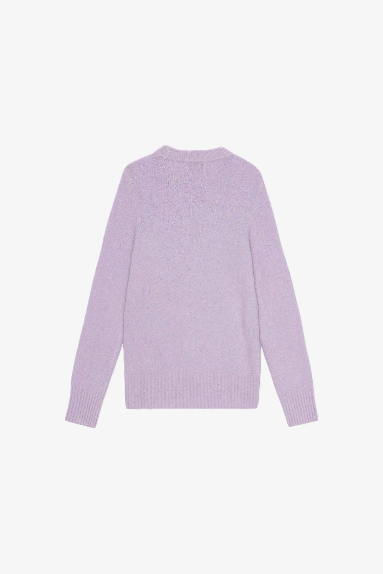 GANNI Brushed Alpaca O-neck Lavender