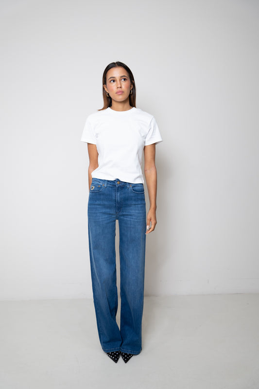 Lois Pallazzo Jeans Teal Stone