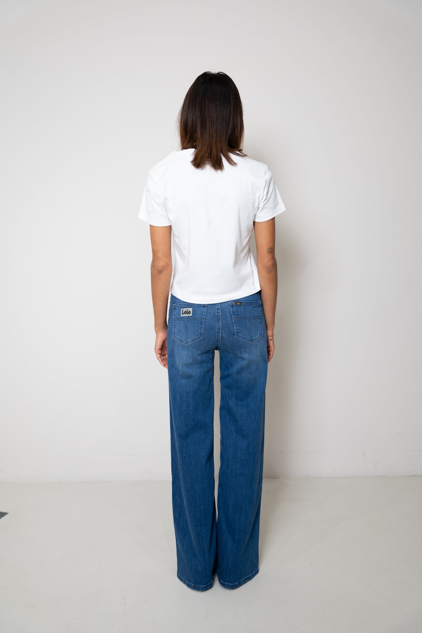 Lois Pallazzo Jeans Teal Stone