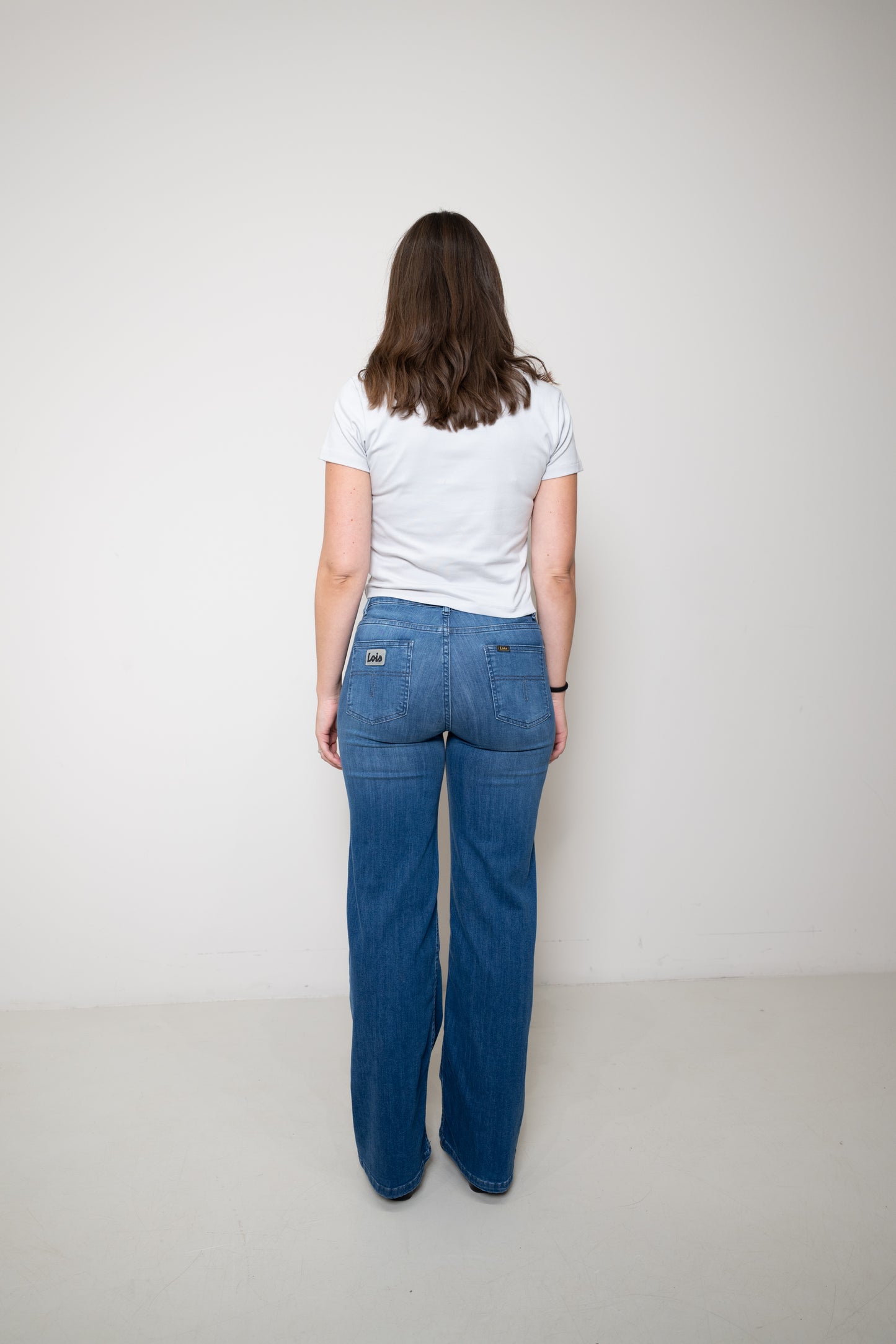 Lois Pallazzo Jeans Teal Stone