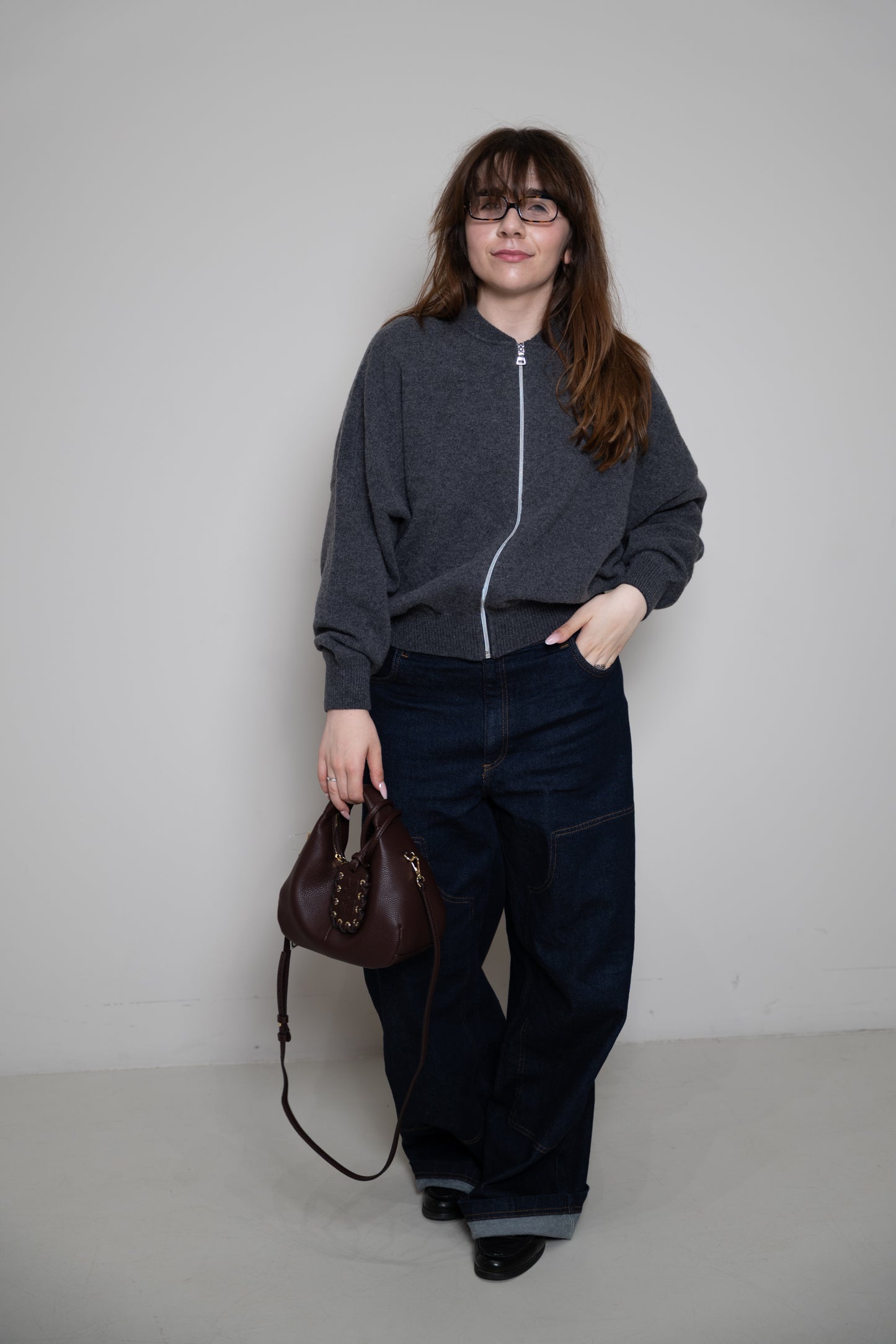 Grey Marl Jackie