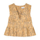 GANNI Printed Stretch Cotton V-neck Pocket Blouse
