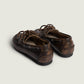 Posa Boat Loafer Brushed Leather Coffee