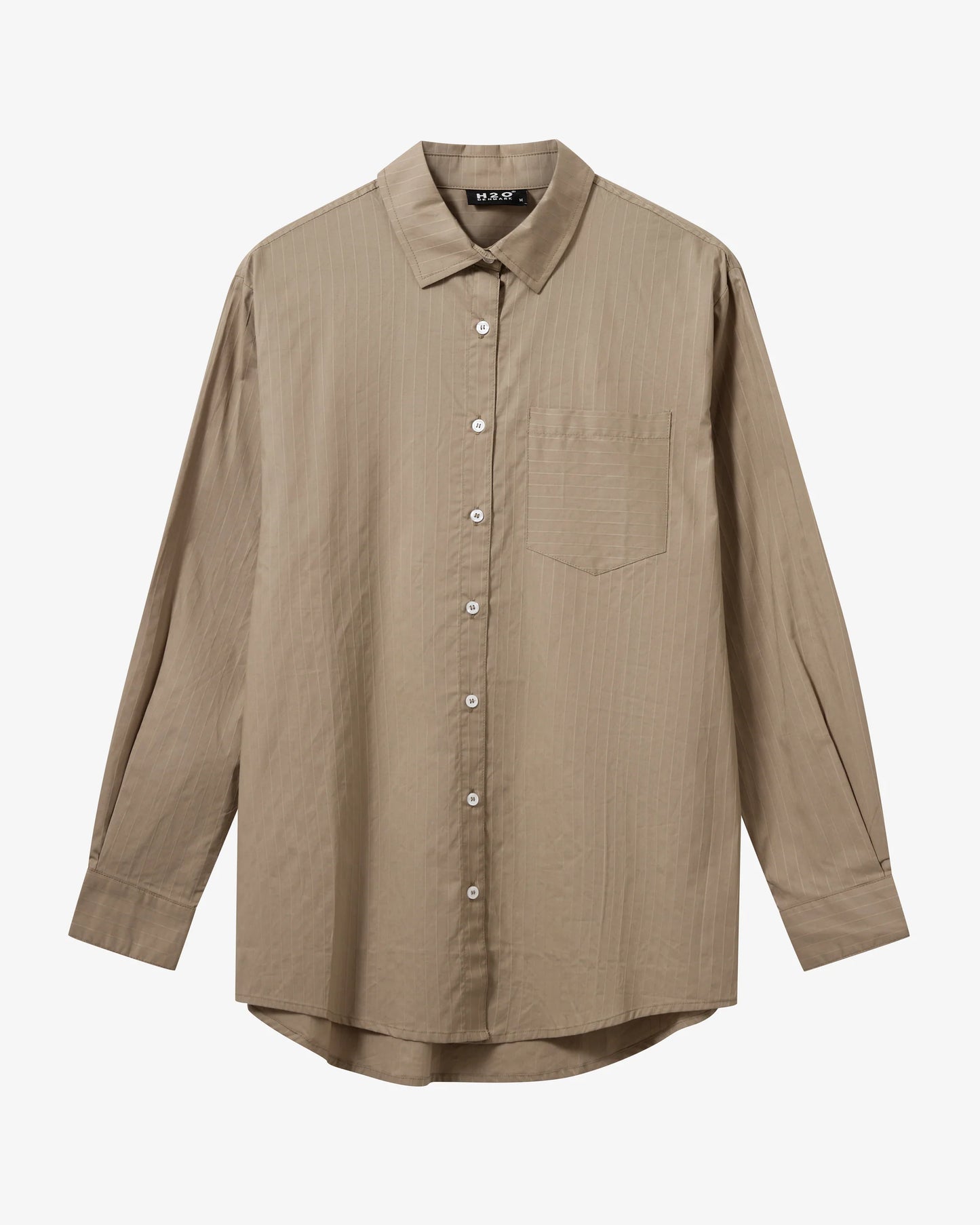 H2O Rønne Essential Pyjama Shirt Caramel