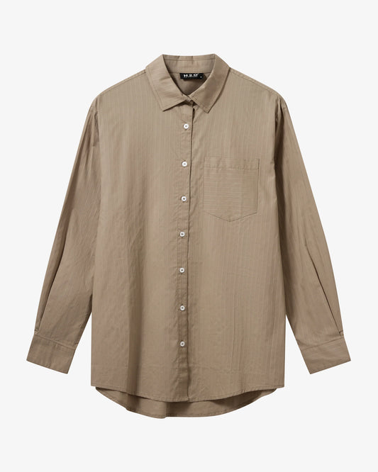 H2O Rønne Essential Pyama Shirt Caramel
