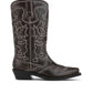 GANNI Mid Shaft Embroidered Western Boot Oleatex