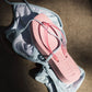 Sleepers Tapered Plattform Flip Flops Pink Clear