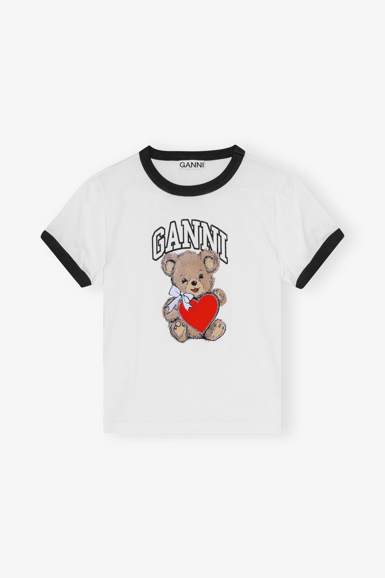 GANNI Basic Jersey Bear Small T-shirt