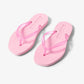 Sleepers Tapered Plattform Flip Flops Pink Clear