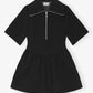 GANNI Bonded Crepe Mini Dress