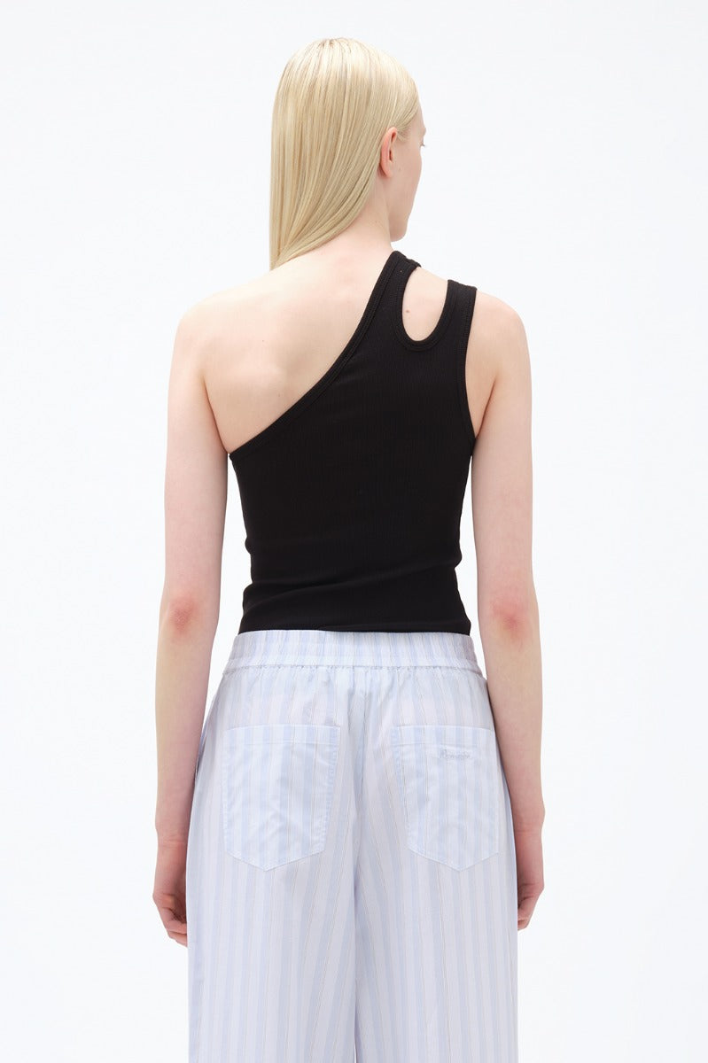Remain Jersey One-Shoulder Top
