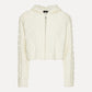 ROTATE Cable Zip Cardigan